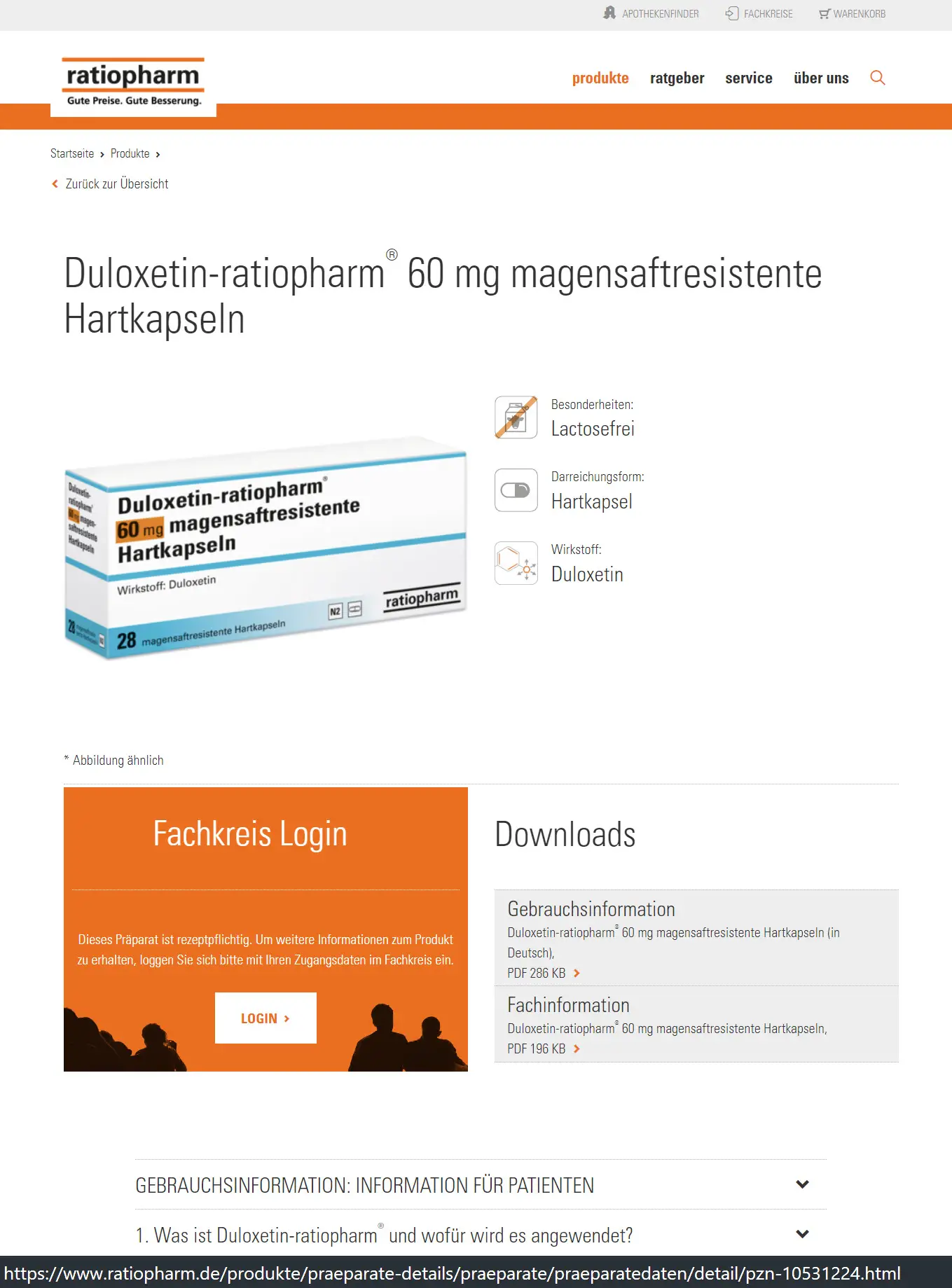 Viele Hersteller bieten die Dosierung 30 mg an; Ratiopharm im Beispiel hier gleich als 60 mg Hartkapseln